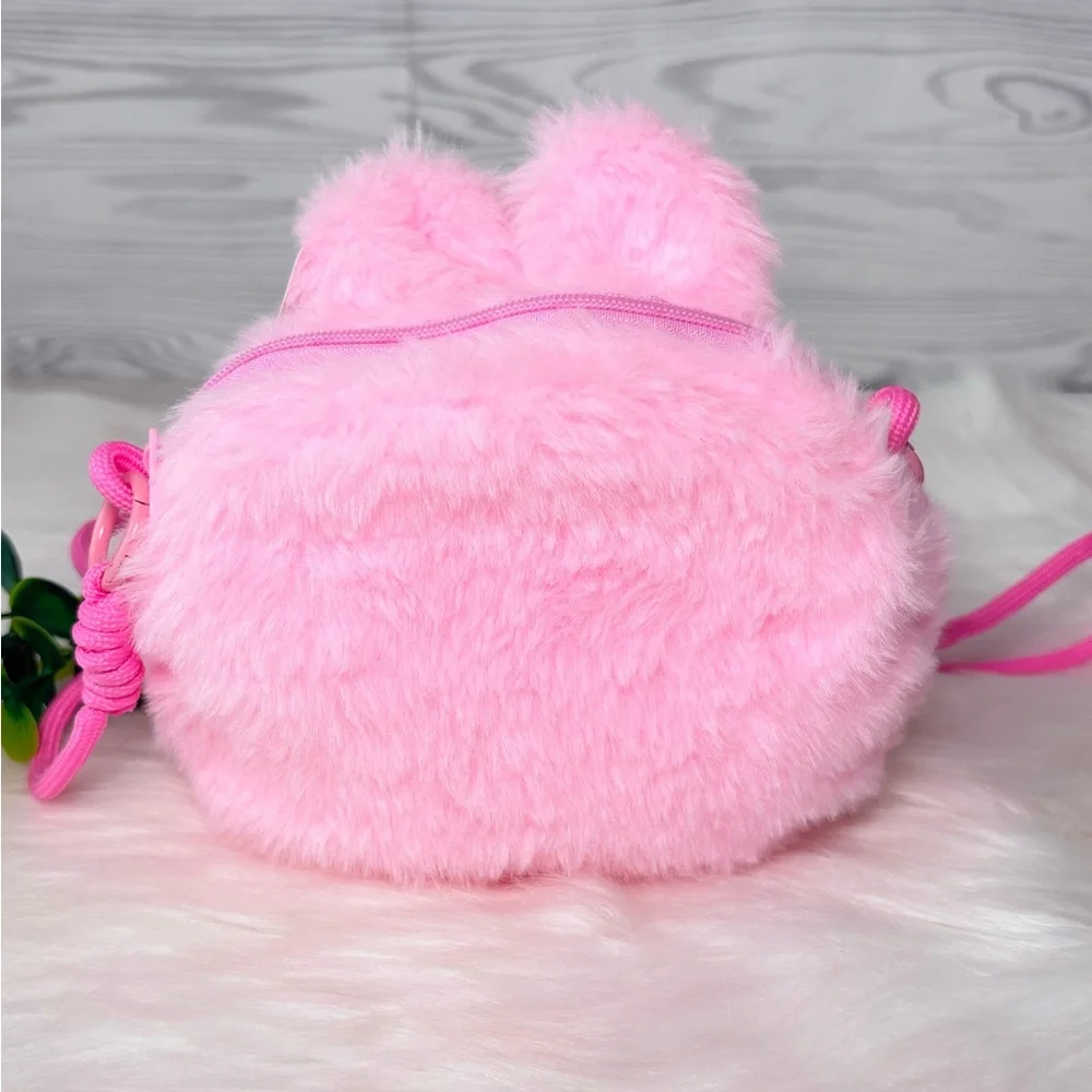 Pink Bunny Plush Shoulder Bag - Picture 5 of 12